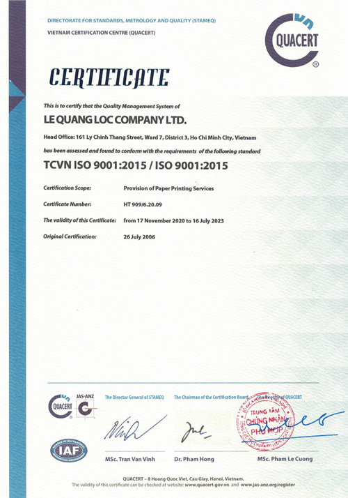 ISO 9001:2015