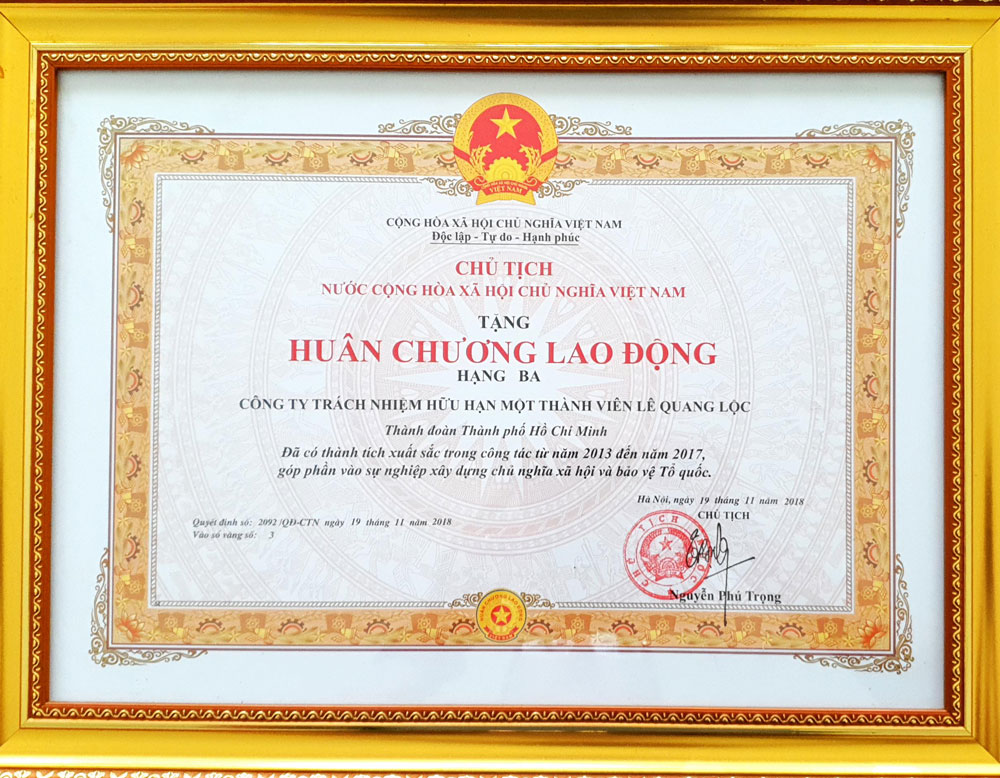 Huân chương lao động hạng 3