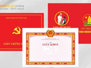 IN GIẤY KHEN 
