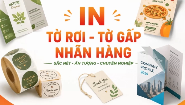 IN TỜ RƠI - TỜ GẤP